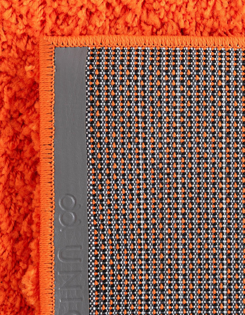 Plush Oasis Collection Area Rug - Serenity (Tiger Orange) Rectangle Tiger Orange  lifestyle 37