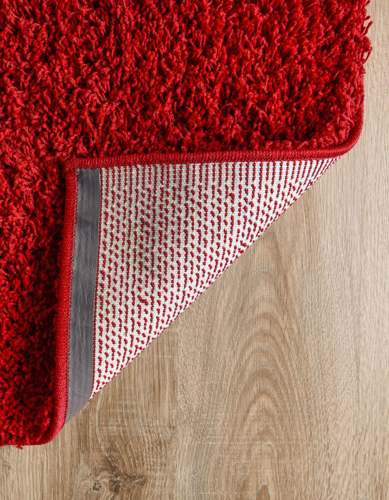 Plush Oasis Collection Area Rug - Serenity (Cherry Red) Square Cherry Red  lifestyle 49