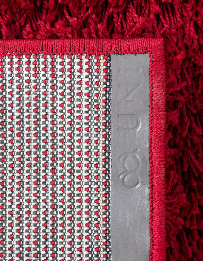 Plush Oasis Collection Area Rug - Serenity (Cherry Red) Rectangle Cherry Red  lifestyle 11