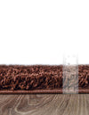 Plush Oasis Collection Area Rug - Serenity (Chocolate Brown) Rectangle Chocolate Brown  lifestyle 43