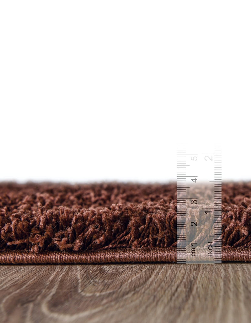 Plush Oasis Collection Area Rug - Serenity (Chocolate Brown) Rectangle Chocolate Brown  lifestyle 43