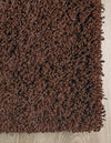 Plush Oasis Collection Area Rug - Serenity (Chocolate Brown) Rectangle Chocolate Brown  lifestyle 44