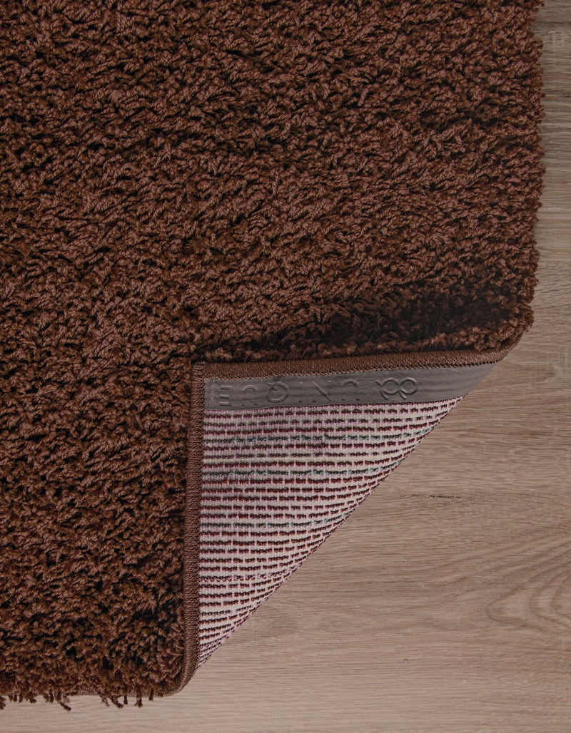 Plush Oasis Collection Area Rug - Serenity (Chocolate Brown) Rectangle Chocolate Brown  lifestyle 45