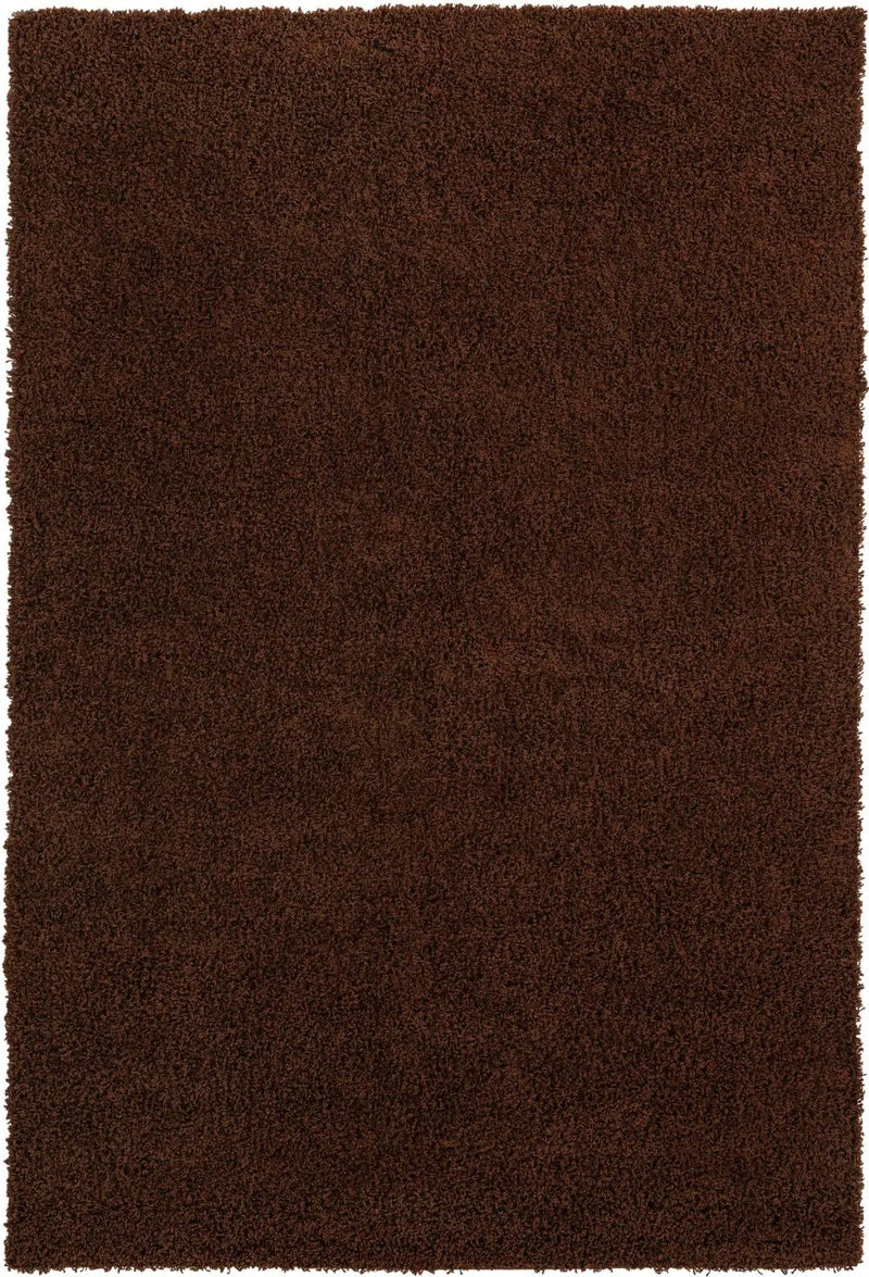 Plush Oasis Collection Area Rug - Serenity (Chocolate Brown) Rectangle Chocolate Brown  lifestyle 4