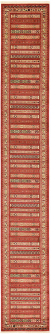 Zagros Oasis Collection Area Rug -  Khorramabad Runner Rust Red  lifestyle 42