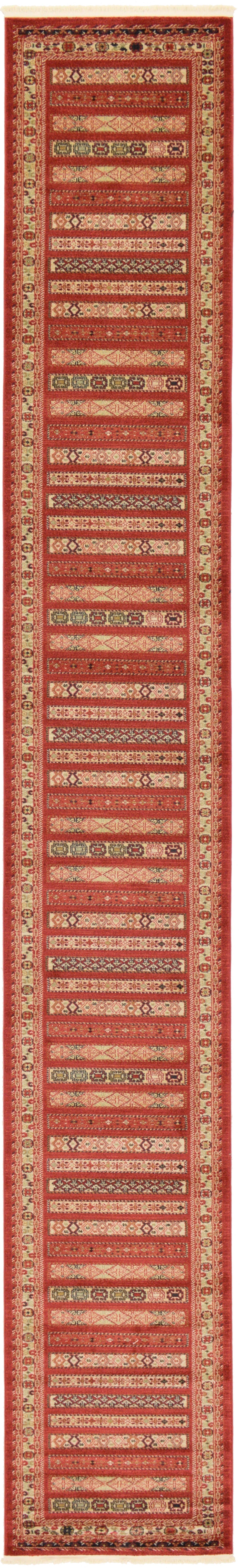 Zagros Oasis Collection Area Rug -  Khorramabad Runner Rust Red  lifestyle 42