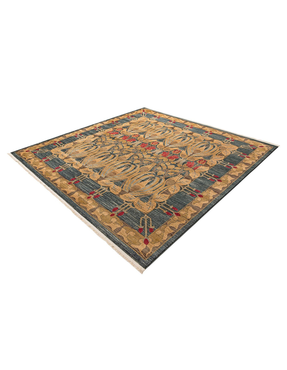 Chelsea Elegance Collection Area Rug -  Brompton (Navy Blue) Square Navy Blue  lifestyle 146