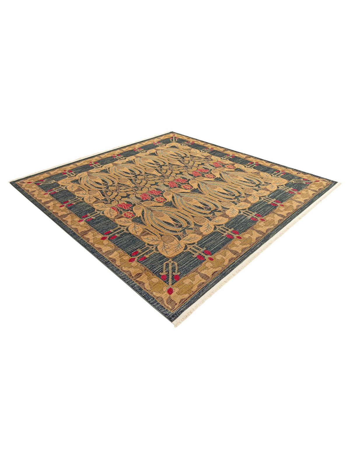 Chelsea Elegance Collection Area Rug -  Brompton (Navy Blue) Square Navy Blue  lifestyle 147