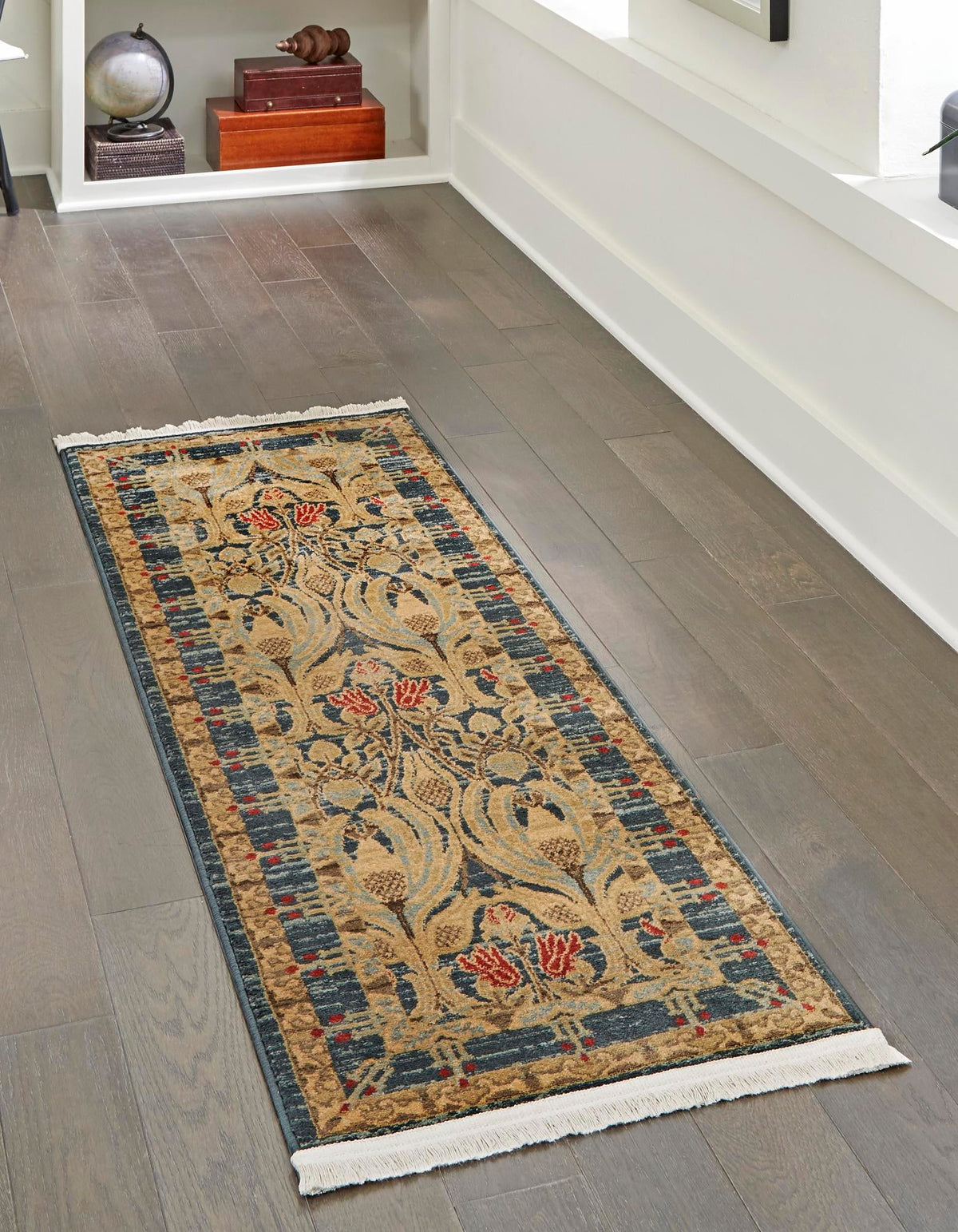 Chelsea Elegance Collection Area Rug -  Brompton (Navy Blue) Runner Navy Blue  lifestyle 47