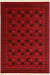 Samarkand Elegance Collection Area Rug -  Nurota Rectangle Red  lifestyle 3