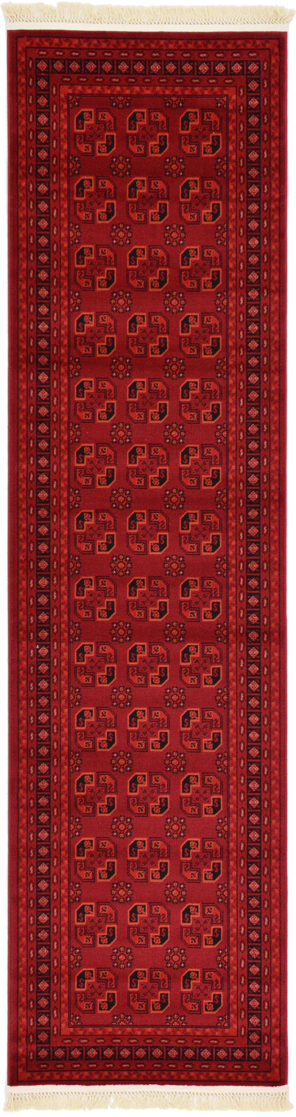 Samarkand Elegance Collection Area Rug -  Nurota Runner Red  lifestyle 3