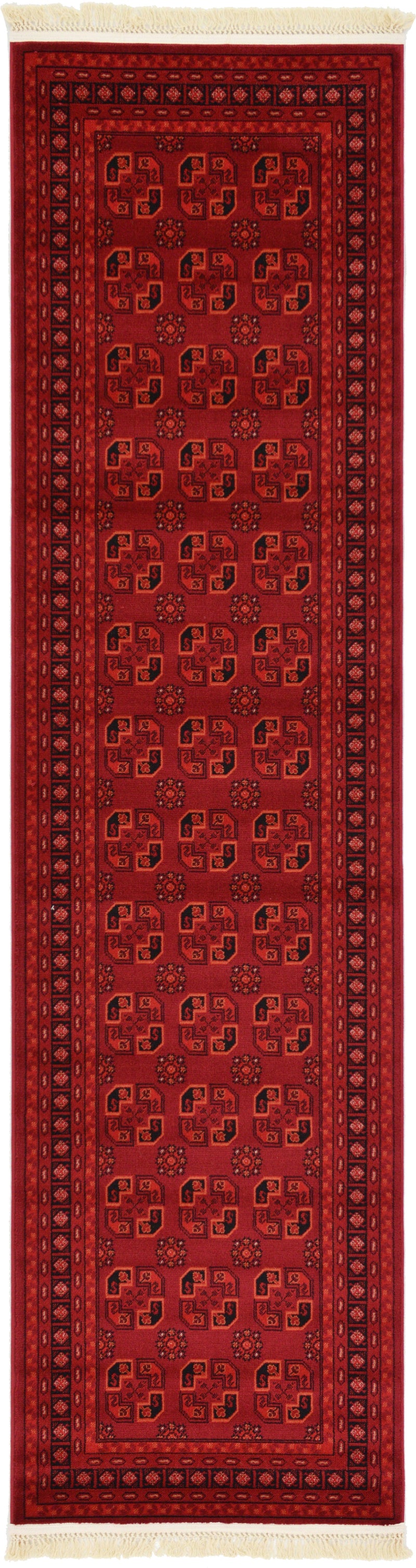 Samarkand Elegance Collection Area Rug -  Nurota Runner Red  lifestyle 3