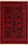 Samarkand Elegance Collection Area Rug -  Zarafshan Rectangle Red  lifestyle 2