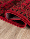 Samarkand Elegance Collection Area Rug -  Zarafshan Rectangle Red  lifestyle 4
