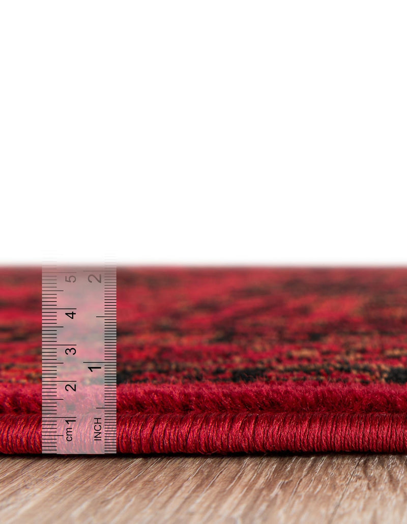 Samarkand Elegance Collection Area Rug -  Zarafshan Rectangle Red  lifestyle 5