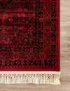 Samarkand Elegance Collection Area Rug -  Zarafshan Rectangle Red  lifestyle 6