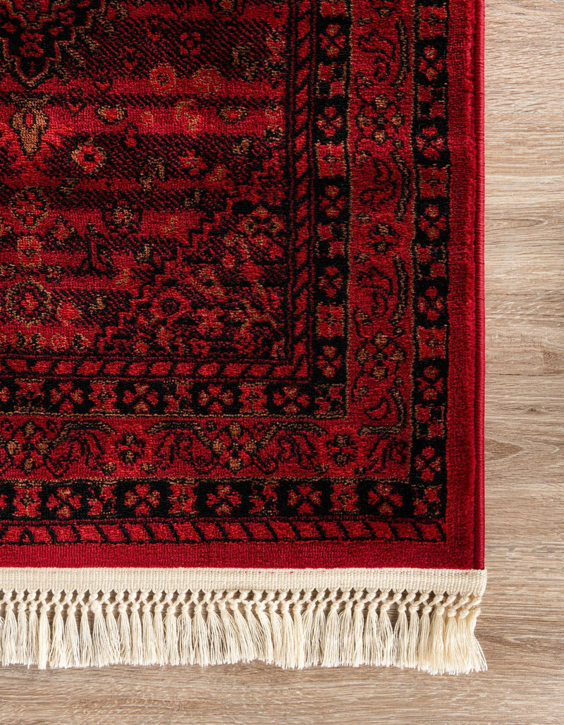Samarkand Elegance Collection Area Rug -  Zarafshan Rectangle Red  lifestyle 6