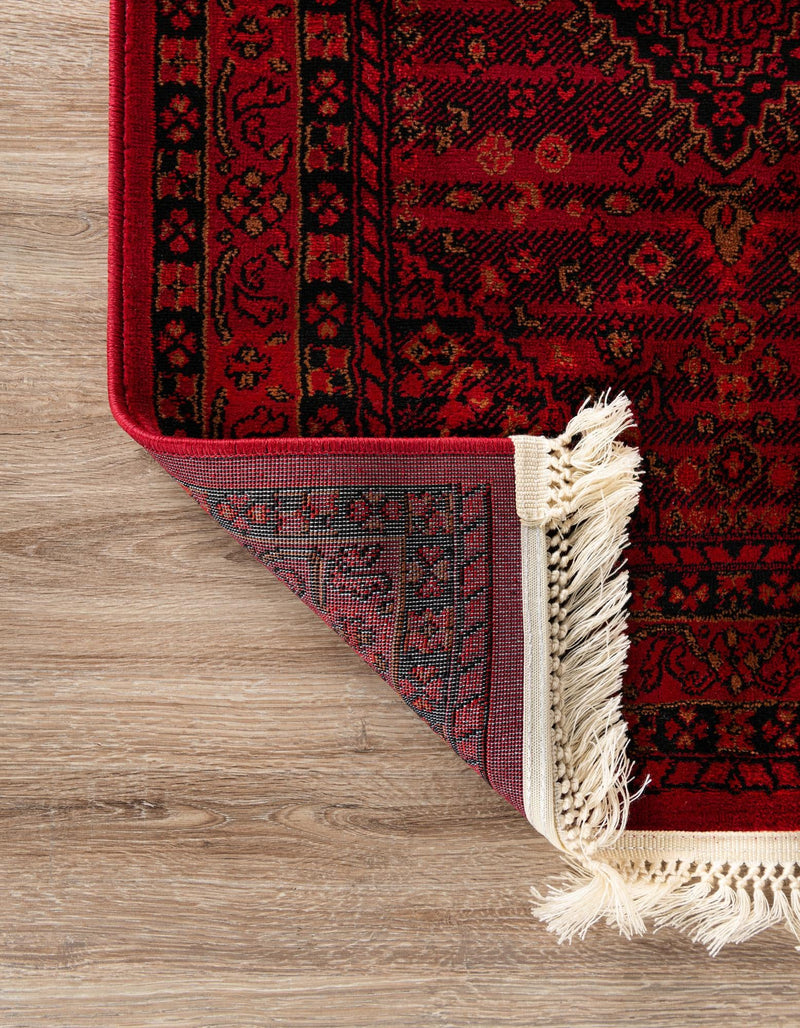 Samarkand Elegance Collection Area Rug -  Zarafshan Rectangle Red  lifestyle 7