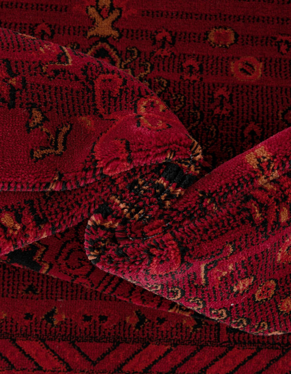 Samarkand Elegance Collection Area Rug -  Zarafshan Rectangle Red  lifestyle 7