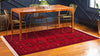 Samarkand Elegance Collection Area Rug -  Fergana Rectangle Red  lifestyle 3