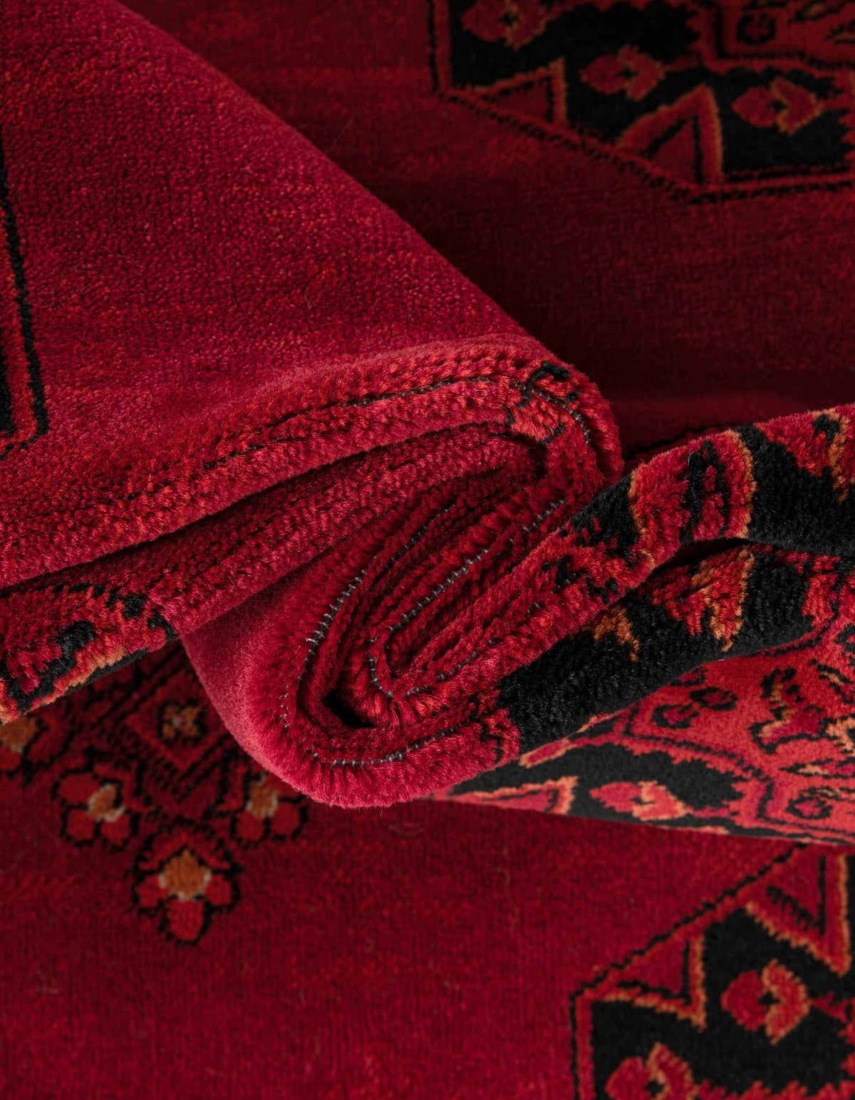 Samarkand Elegance Collection Area Rug -  Fergana Rectangle Red  lifestyle 8