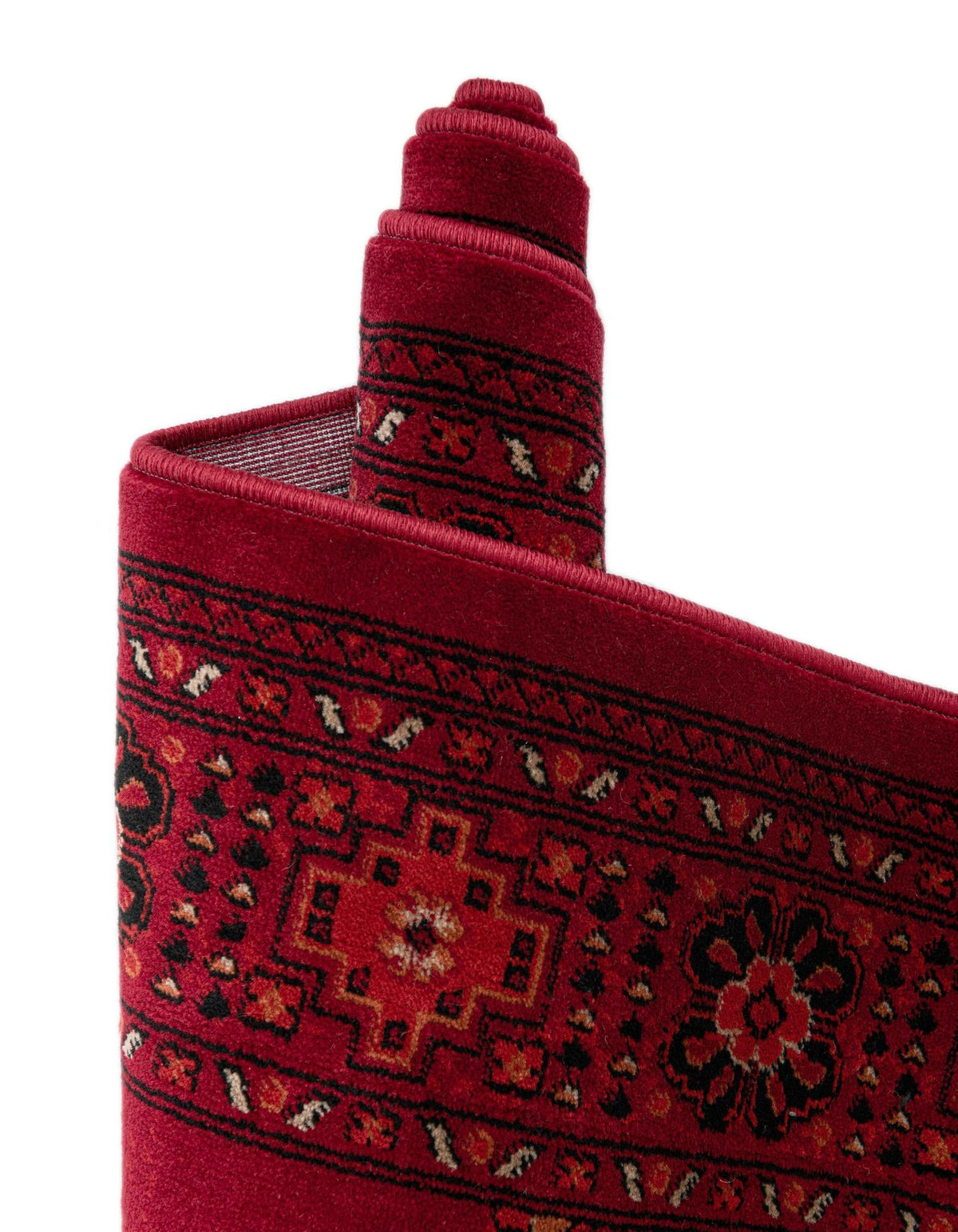 Samarkand Elegance Collection Area Rug -  Fergana Rectangle Red  lifestyle 11