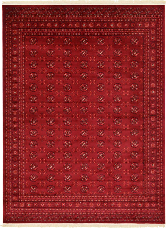 Samarkand Elegance Collection Area Rug -  Konye-Urgench Rectangle Red Main