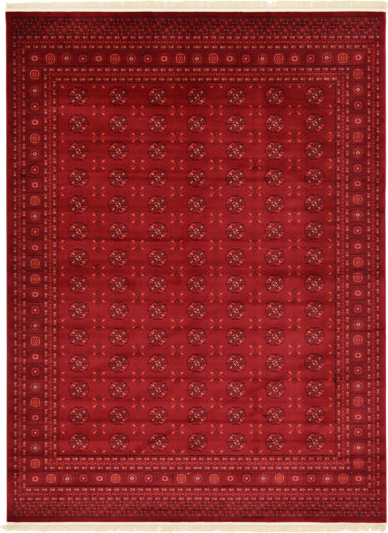 Samarkand Elegance Collection Area Rug -  Konye-Urgench Rectangle Red Main