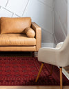 Samarkand Elegance Collection Area Rug -  Konye-Urgench Rectangle Red  lifestyle 4