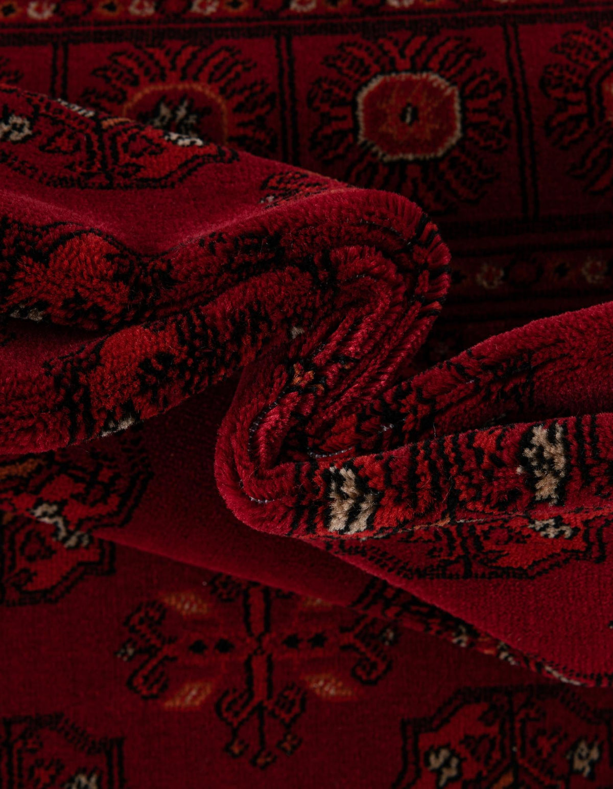 Samarkand Elegance Collection Area Rug -  Konye-Urgench Rectangle Red  lifestyle 9