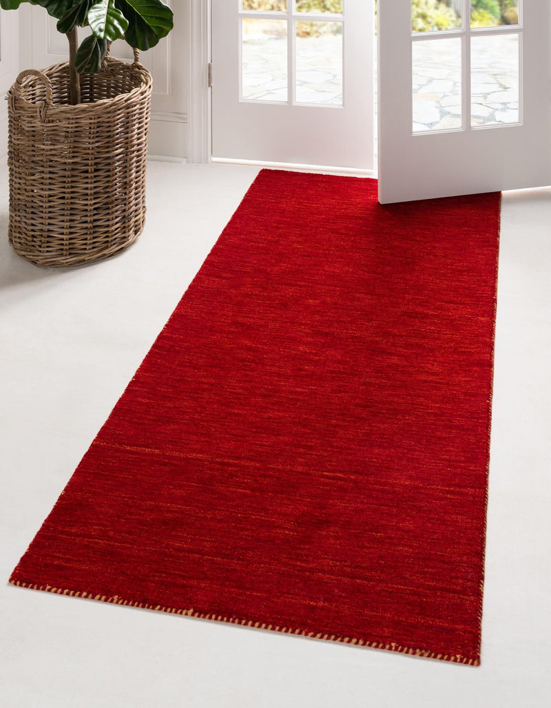 Tonal Oasis Collection Area Rug -  Lenox (Terracotta) Runner Terracotta  lifestyle 13