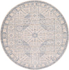 Heritage Retreat Collection Area Rug -  Villa Round Beige  lifestyle 12