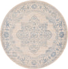 Heritage Retreat Collection Area Rug -  Estate Round Beige  lifestyle 26