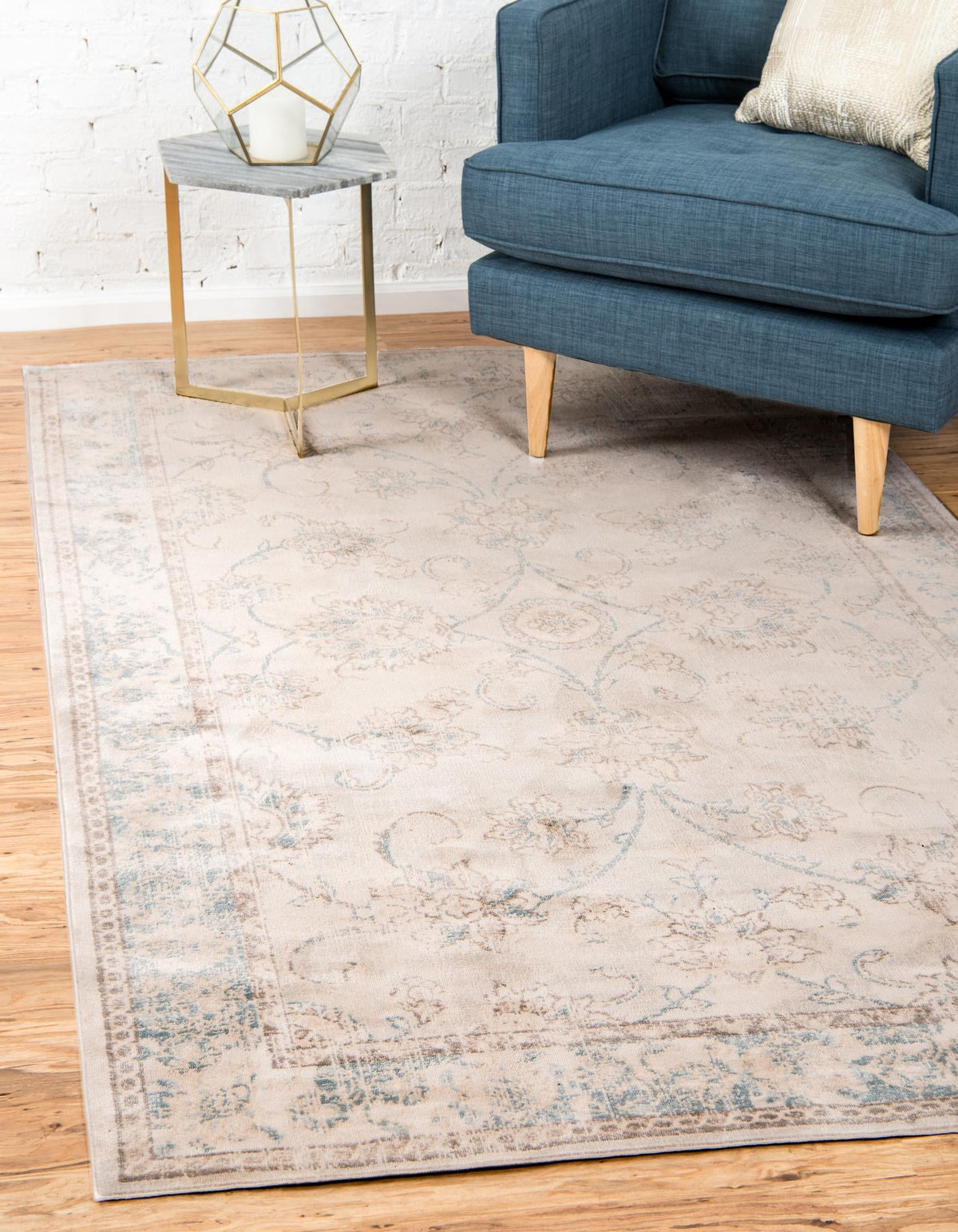 Heritage Retreat Collection Area Rug -  Hearth Rectangle Beige  lifestyle 5