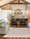 Heritage Retreat Collection Area Rug -  Hearth Square Beige  lifestyle 39