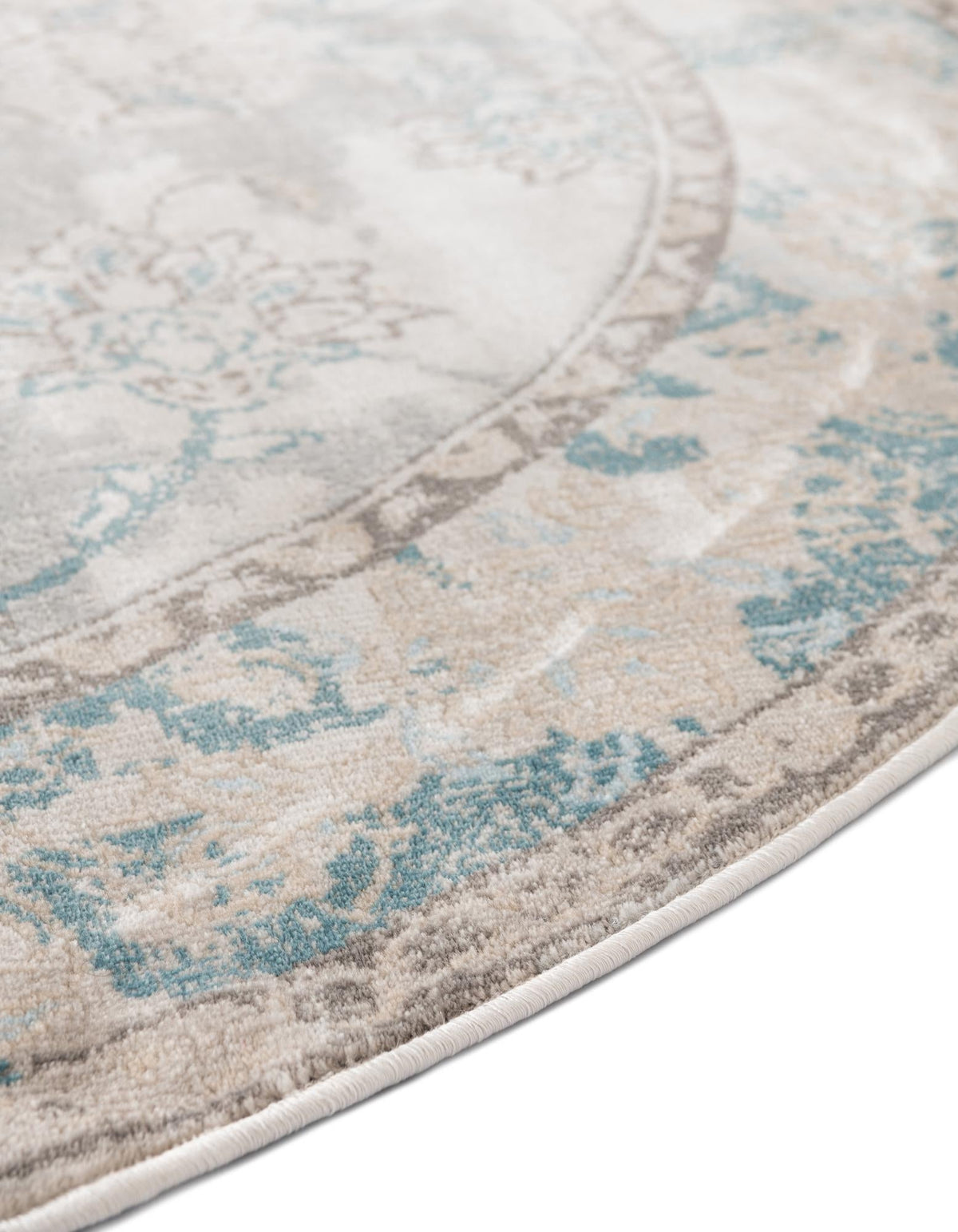 Heritage Retreat Collection Area Rug -  Hearth Round Beige  lifestyle 56