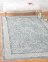 Heritage Retreat Collection Area Rug -  Hearth Rectangle Light Blue  lifestyle 3