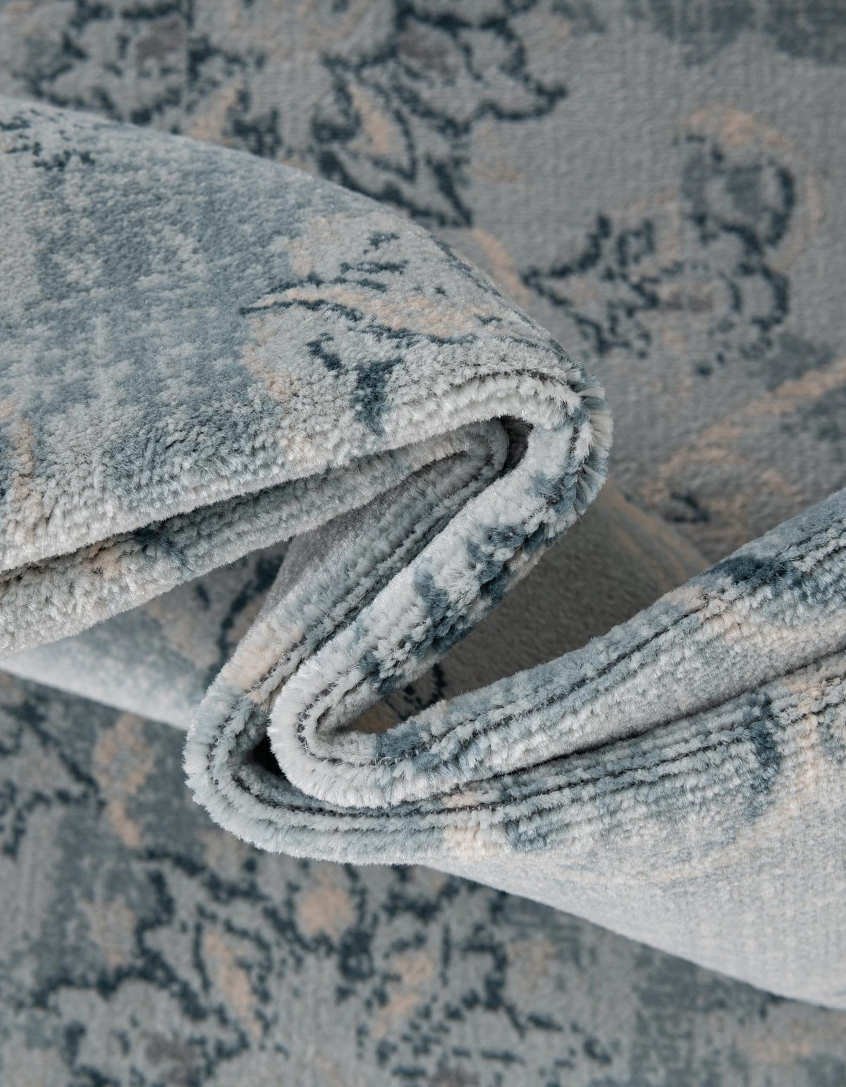 Heritage Retreat Collection Area Rug -  Hearth Rectangle Light Blue  lifestyle 17