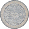 Heritage Retreat Collection Area Rug -  Hearth Round Light Blue  lifestyle 26
