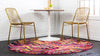 Marrakesh Elegance Collection Area Rug -  Taroudant Round Multi  lifestyle 17