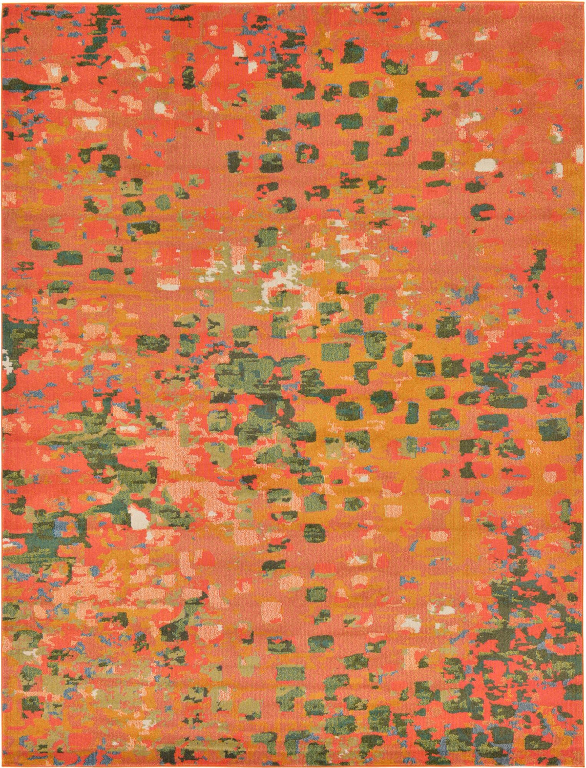 Sevilla Splendor Collection Area Rug - Alcazar Rectangle Orange  lifestyle 4
