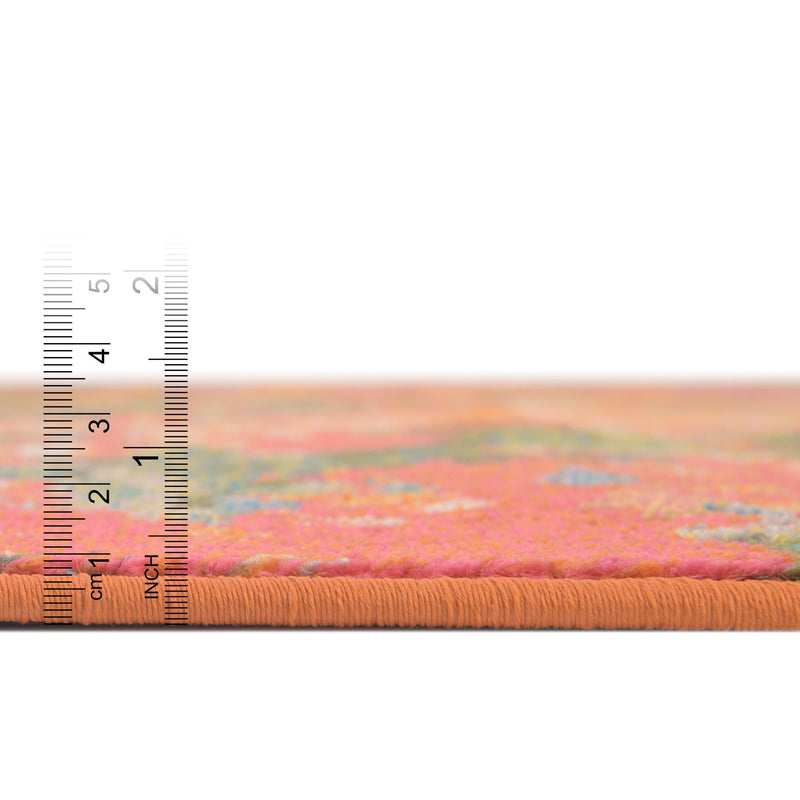Sevilla Splendor Collection Area Rug - Alcazar Rectangle Orange  lifestyle 16
