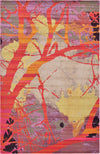 Marrakesh Elegance Collection Area Rug -  Ait Rectangular Red Main