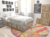 Marrakesh Elegance Collection Area Rug -  Ait Round Red  lifestyle 2