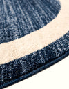 Studio Haven Collection Area Rug -  Alcove (Navy Blue) Round Navy Blue  lifestyle 34