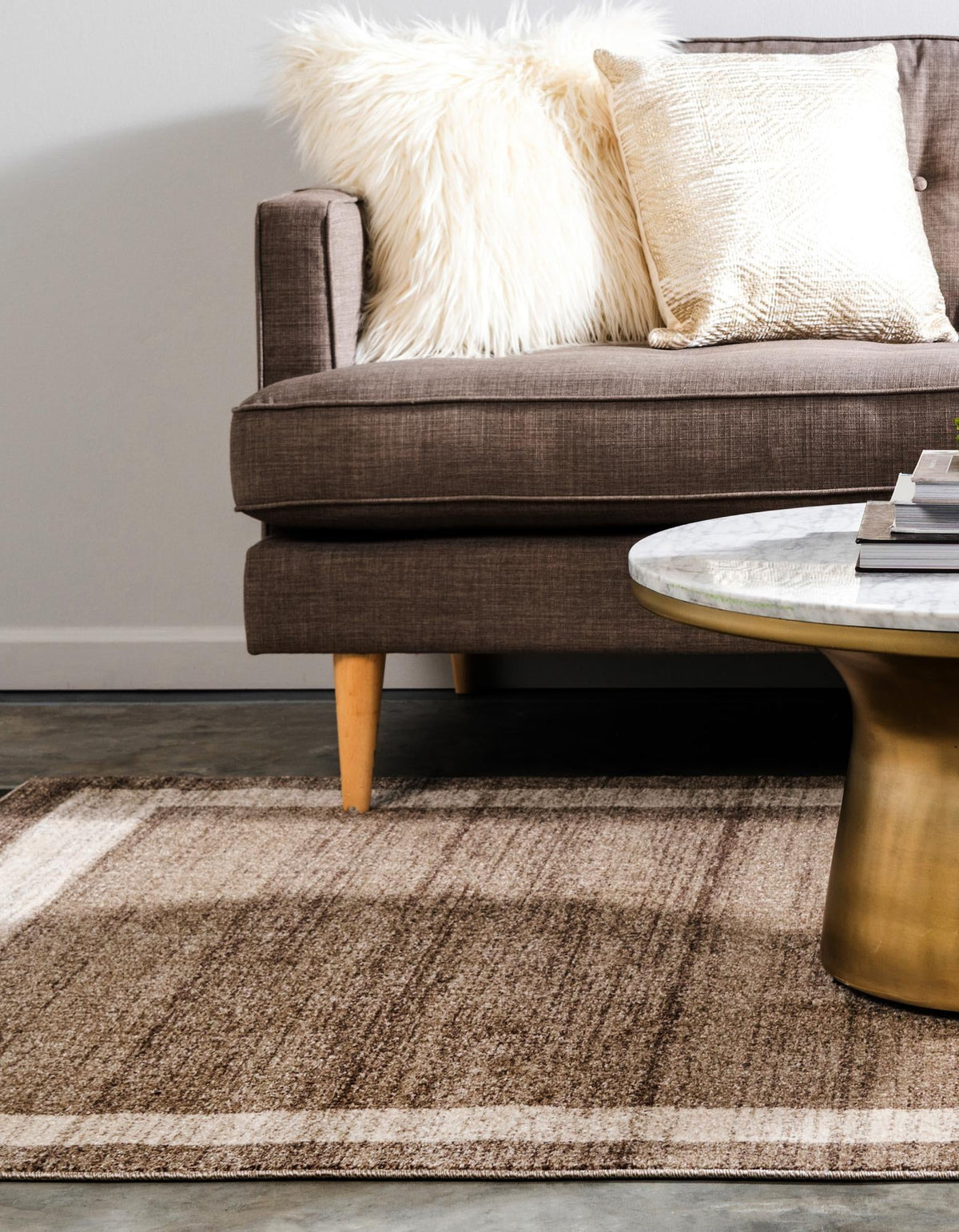 Studio Haven Collection Area Rug -  Alcove (Light Brown) Rectangle Light Brown  lifestyle 4