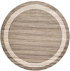 Studio Haven Collection Area Rug -  Alcove (Light Brown) Round Light Brown  lifestyle 17
