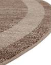 Studio Haven Collection Area Rug -  Alcove (Light Brown) Round Light Brown  lifestyle 32