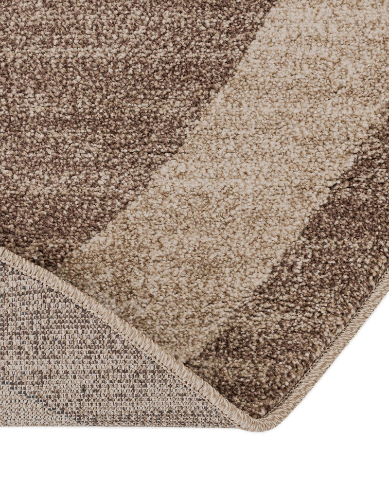 Studio Haven Collection Area Rug -  Alcove (Light Brown) Round Light Brown  lifestyle 33