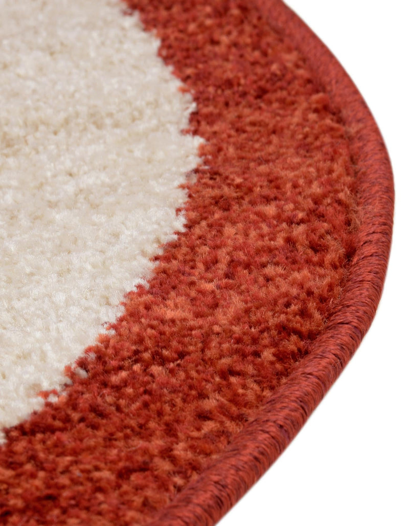 Studio Haven Collection Area Rug -  Alcove (Terracotta) Round Terracotta  lifestyle 30